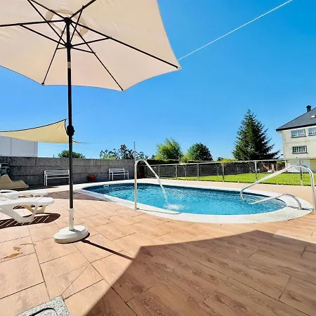 Quinteiro B - En La Costa, Con Piscina, Jardin Y Barbacoa